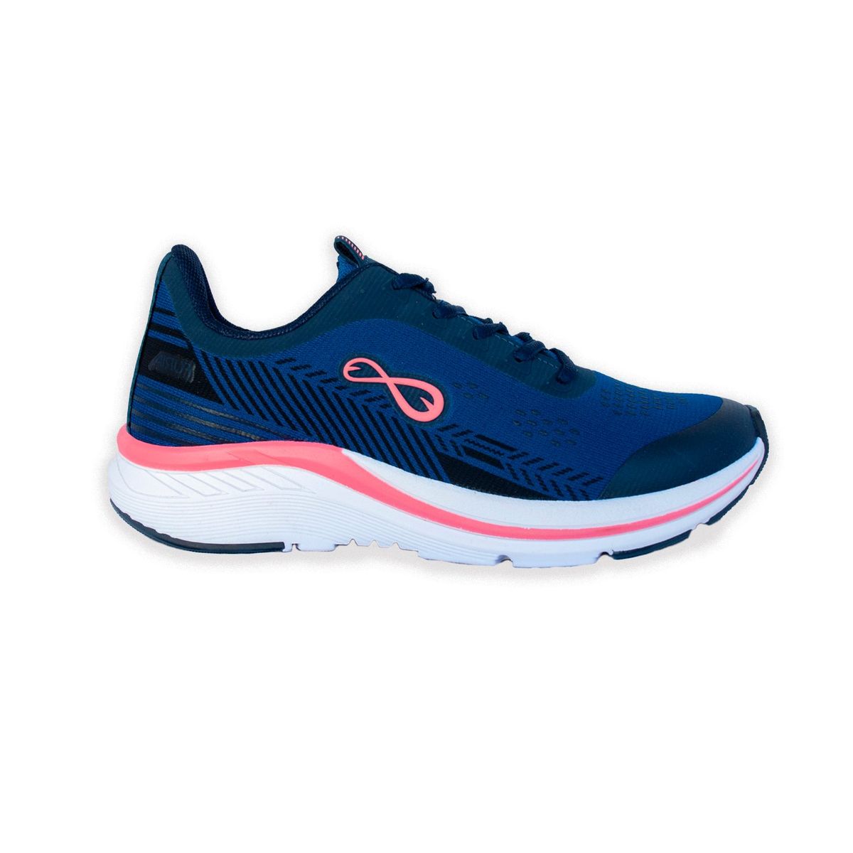 FURIA - Zapatillas Fortaleza Marino Rosa Mujer Furia
