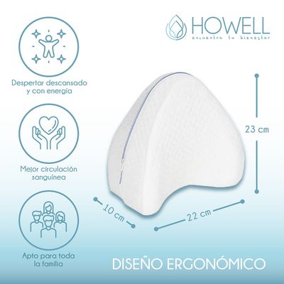 Imagen 2 del producto Pack X2 Almohada Memory Para Piernas Cojín Ortopédico Memory