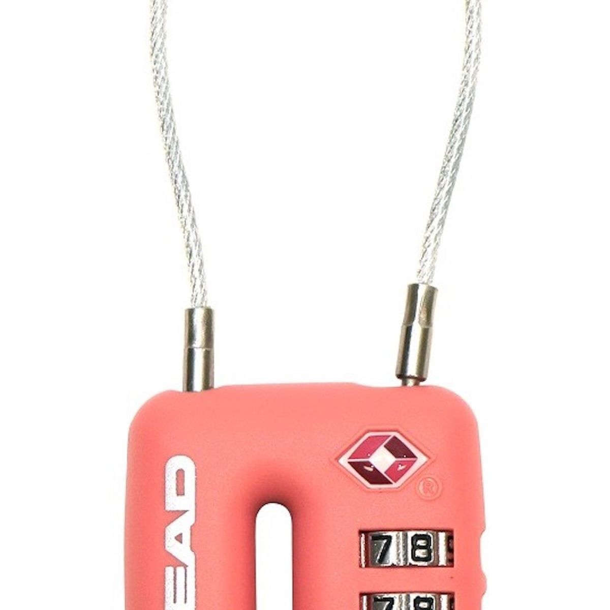 HEAD - Candado Viaje Cable Tsa Coral Head