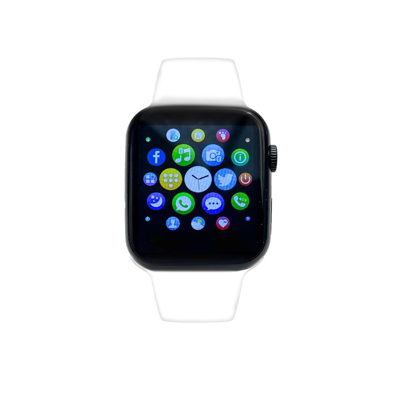ASIAMERICA - Reloj Inteligente Smartwatch ZN76 IP65 Resistente Al Agua Blanco