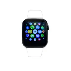 ASIAMERICA - Reloj Inteligente Smartwatch ZN76 IP65 Resistente Al Agua Blanco