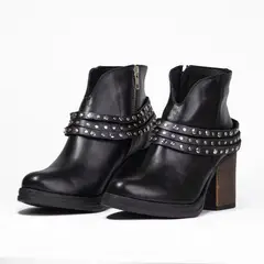 MOSSA - Botin Mujer Cordoba Negro