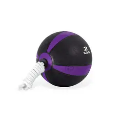 SDFIT - Balón medicinal con rebote y cuerda tornado 2 kg