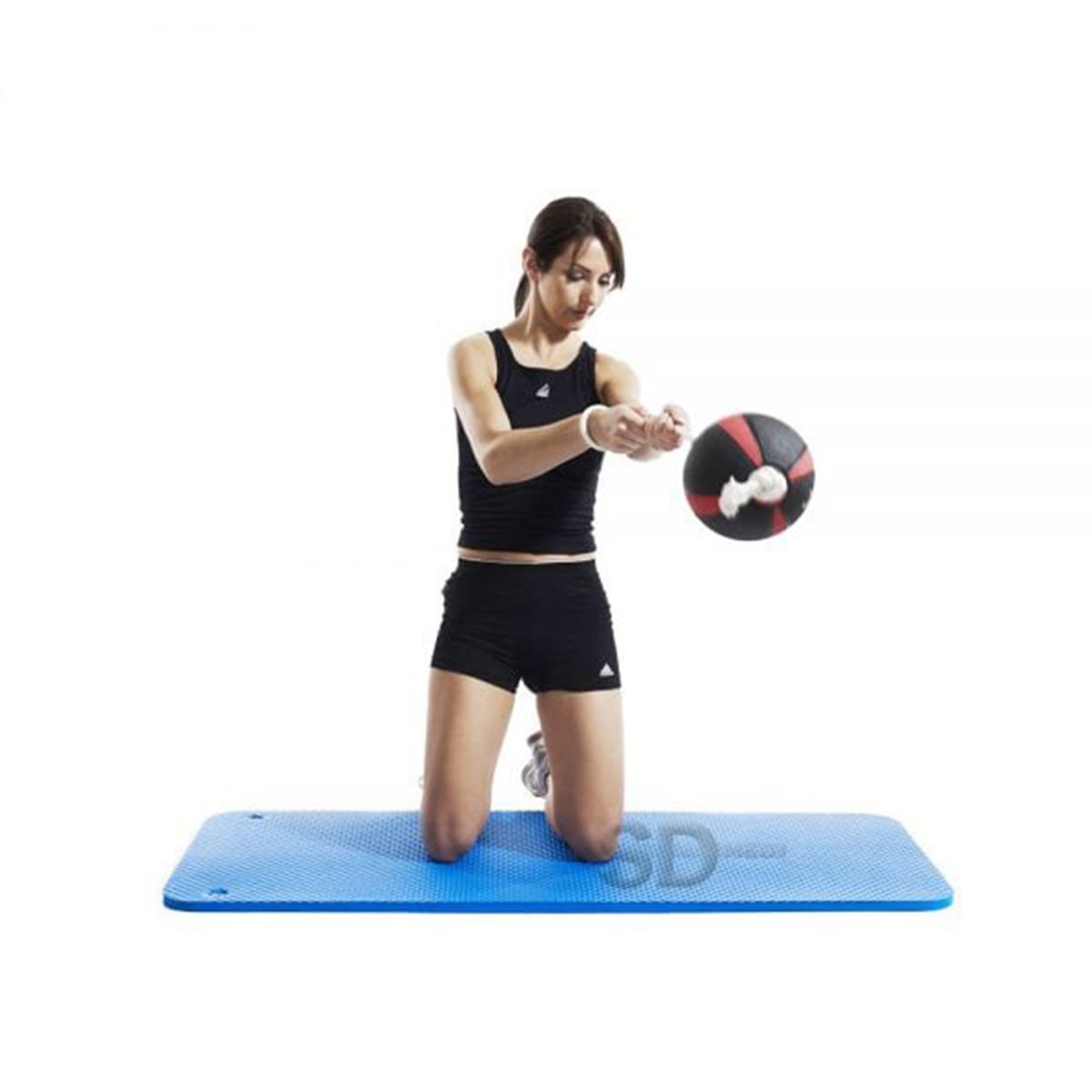 SDFIT - Balón medicinal con rebote y cuerda tornado 2 kg