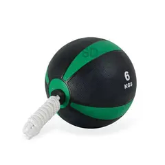 SDFIT - Balón medicinal con rebote y cuerda tornado 6 kg