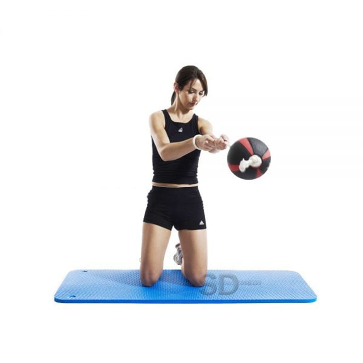 SDFIT - Balón medicinal con rebote y cuerda tornado 6 kg