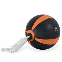 SDFIT - Balón medicinal con rebote y cuerda tornado 8 kg