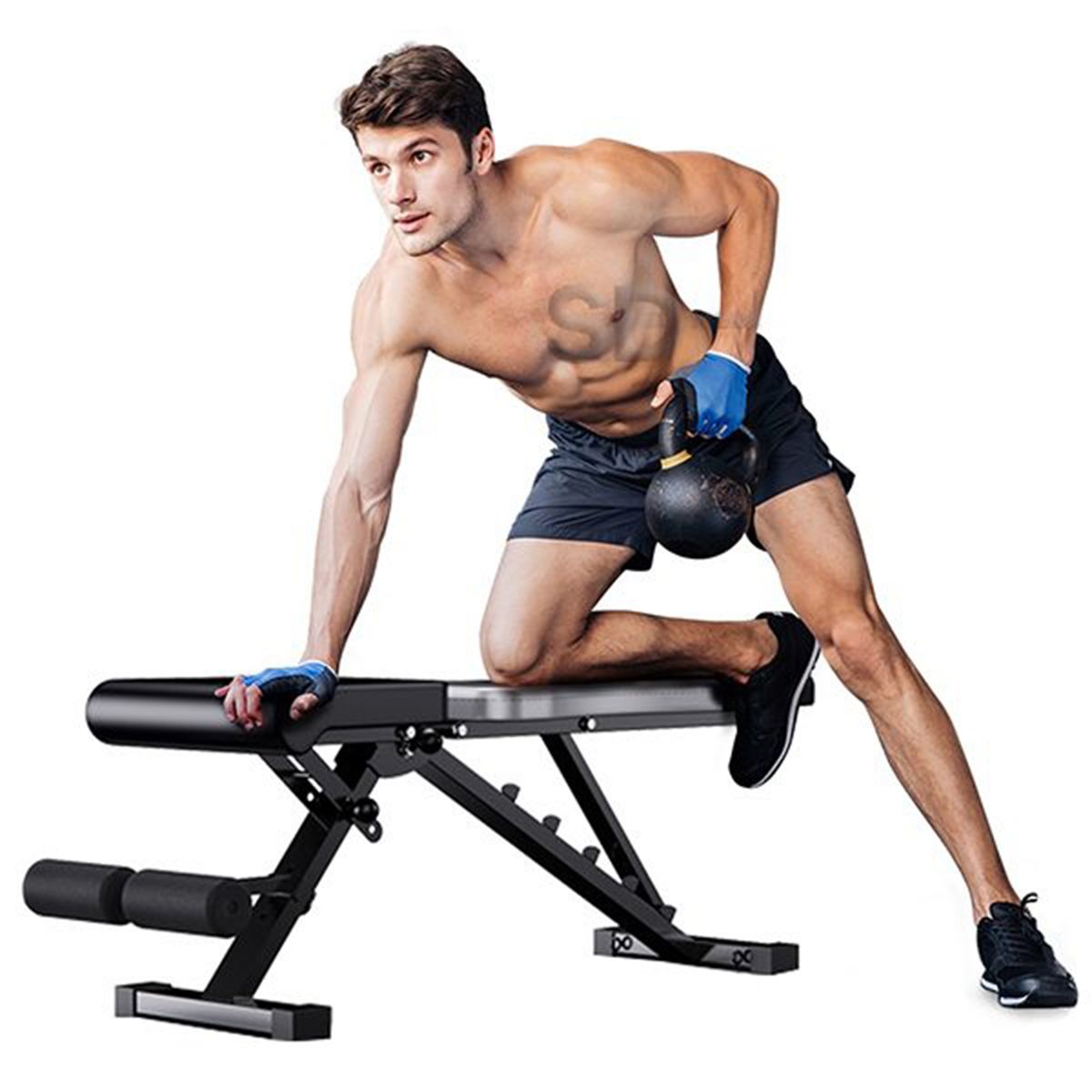 SDFIT - Banca Para Ejercicios Ajustable Plegable Wn-878