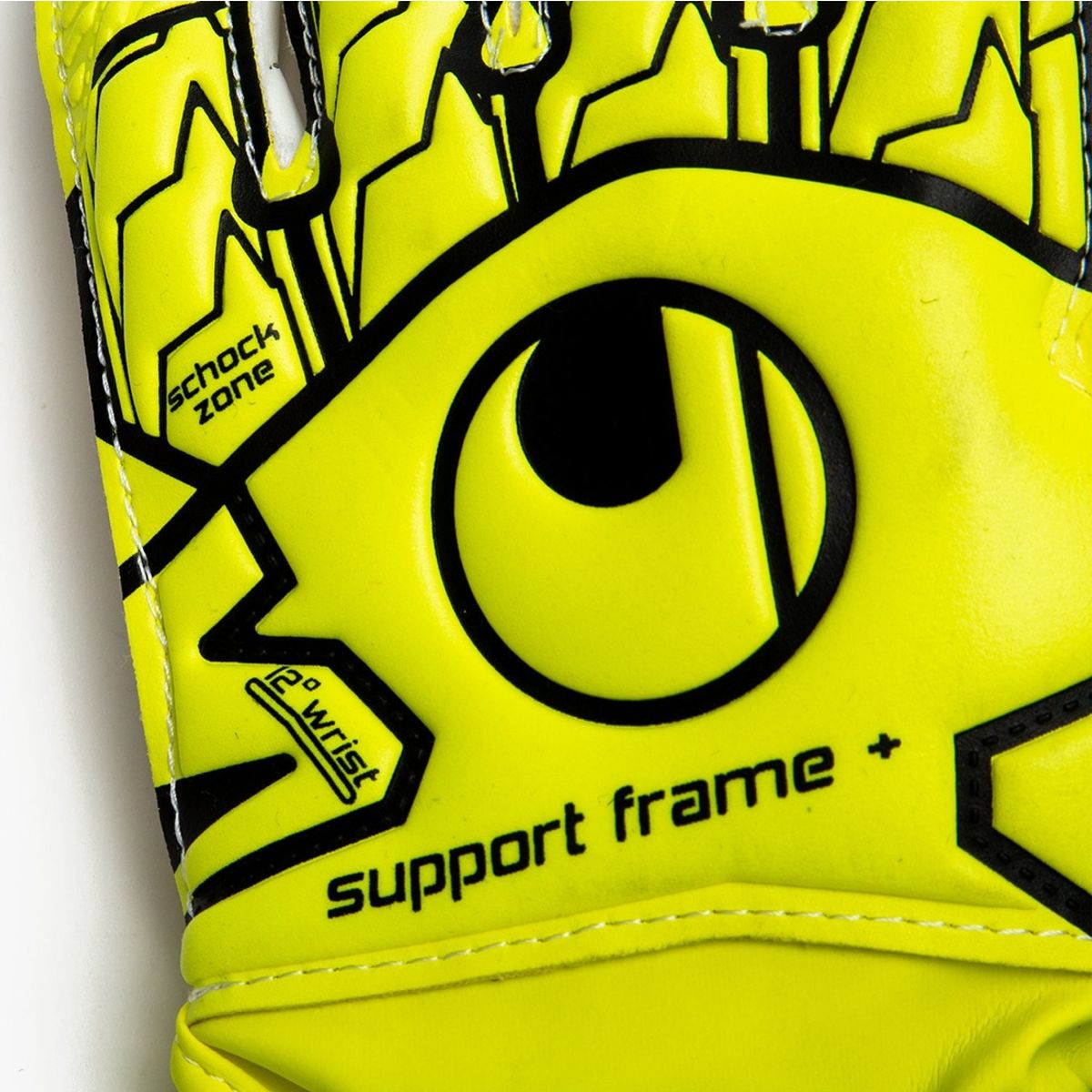 UHLSPORT - Guantes Arquero Soft Sf ( Férula ) Junior Am/Ng Uhlsport - Amarillo