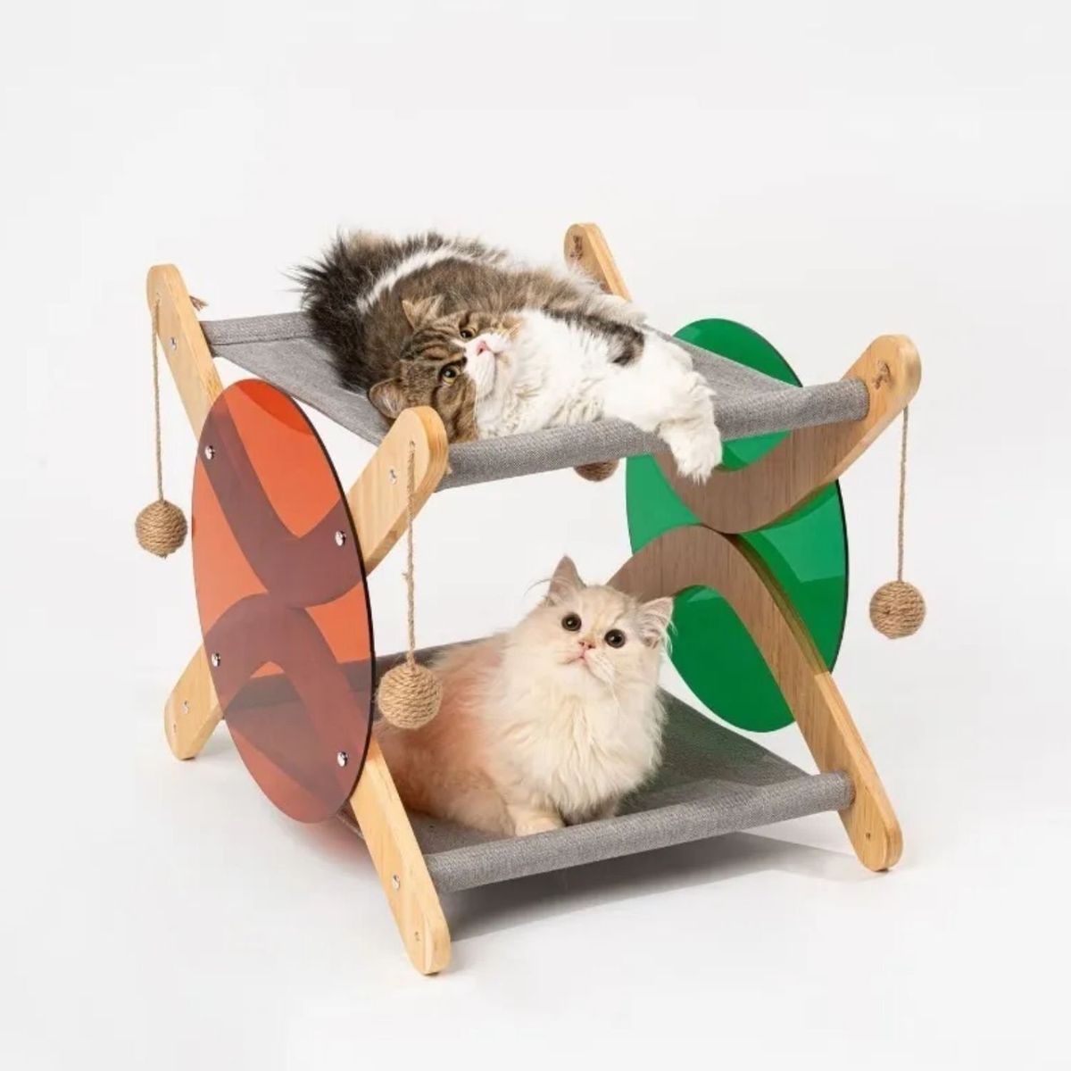 PIDAN - Pidan Cama Verano Para Gatos Hamaca Doble Piso Cómoda