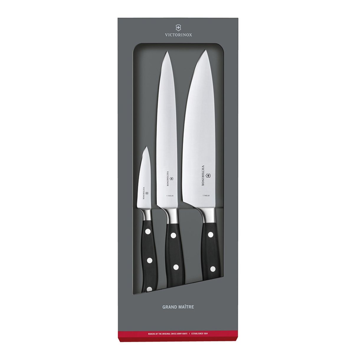 VICTORINOX - Juego para Chef Grand Maître 3 un Negro Victorinox