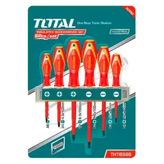 TOTAL TOOLS - Set Destornilladores Electricos 6 Piezas