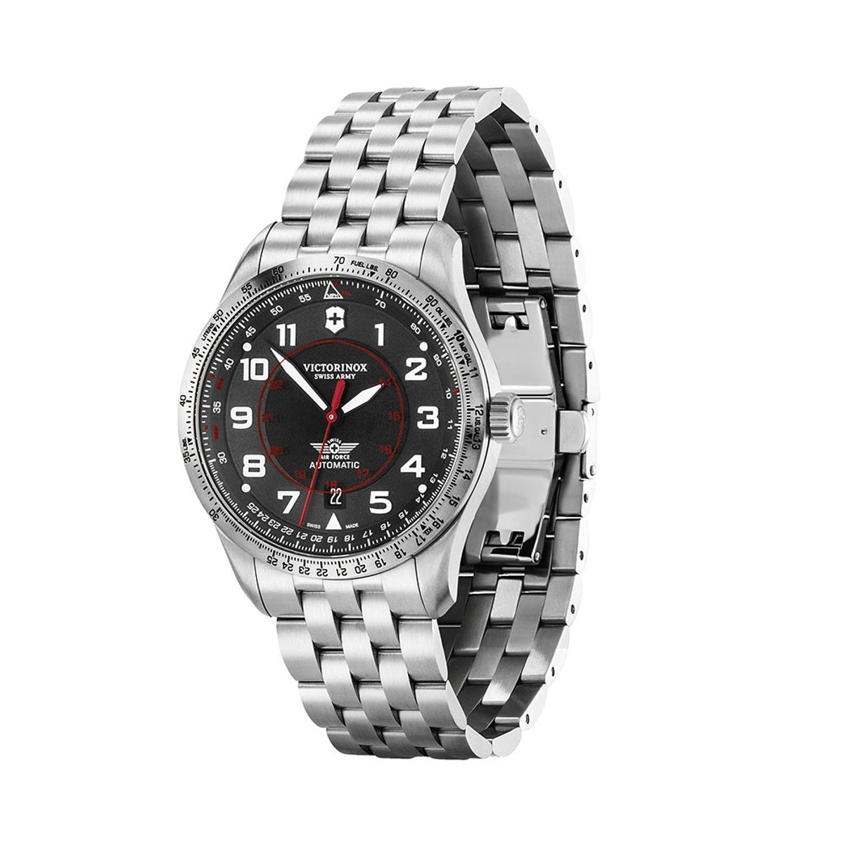 VICTORINOX - Reloj Airboss Mechanical Plateado Victorinox