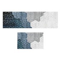 Set 2 Alfombra Cocina Piso Entrada Antideslizante
