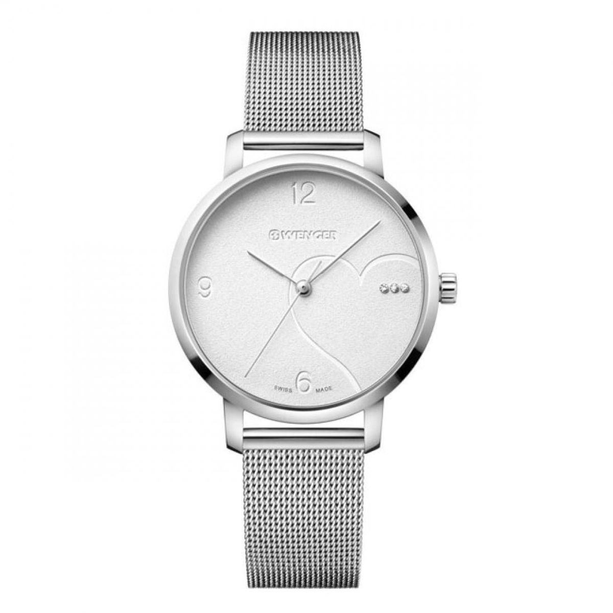WENGER - Reloj Metropolitan Donnissima correa color Plata Wenger