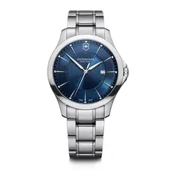 VICTORINOX - Reloj Alliance dial azul correa acero