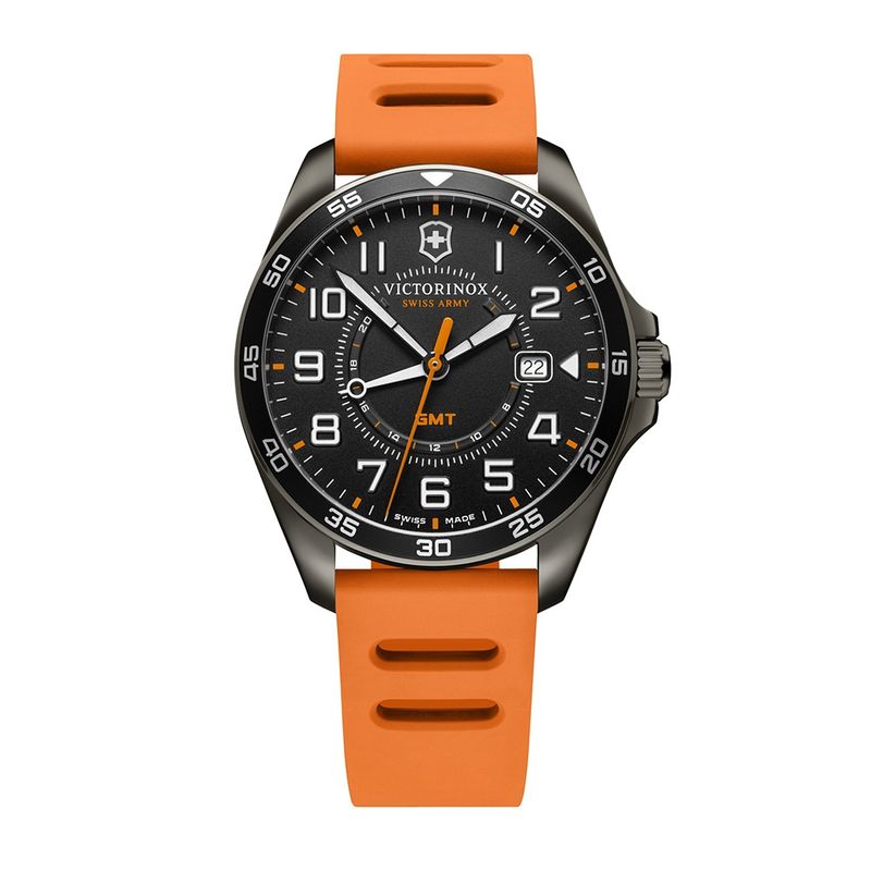 VICTORINOX - Reloj Fieldforce Sport GMT Naranjo Victorinox