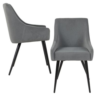 Imagen 2 del producto Pack 2 Sillas Comedor Jean Gris