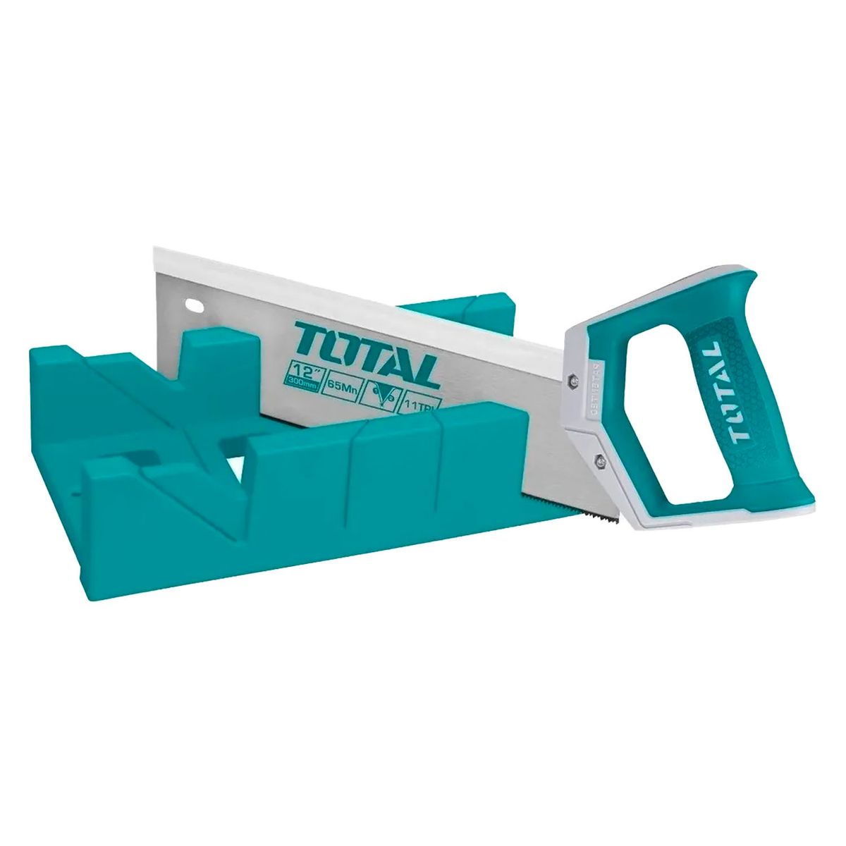 TOTAL TOOLS - Serrucho Sierra Costilla Con Inglete 300mm 12 Pulgadas