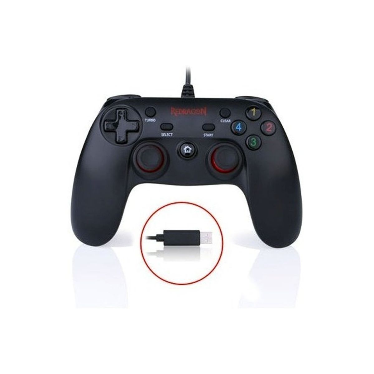 REDRAGON - Control Joystick Redragon Saturn G807 Compatible Ps3 Y Pc