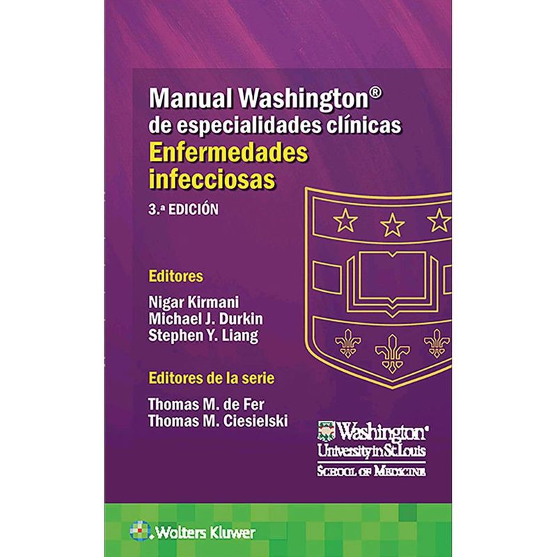 EDITORIAL MEDITERRANEO - Libro Manual Washington De Enfermedades Infecciosas, 3ed