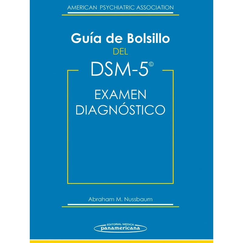 EDITORIAL MEDITERRANEO - Libro Guia De Bolsillo Del Dsm-5 Para El ExamenDiagnostico