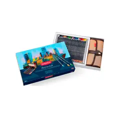 DERWENT - Lápices De Colores Procolour Set 24 con Estuche