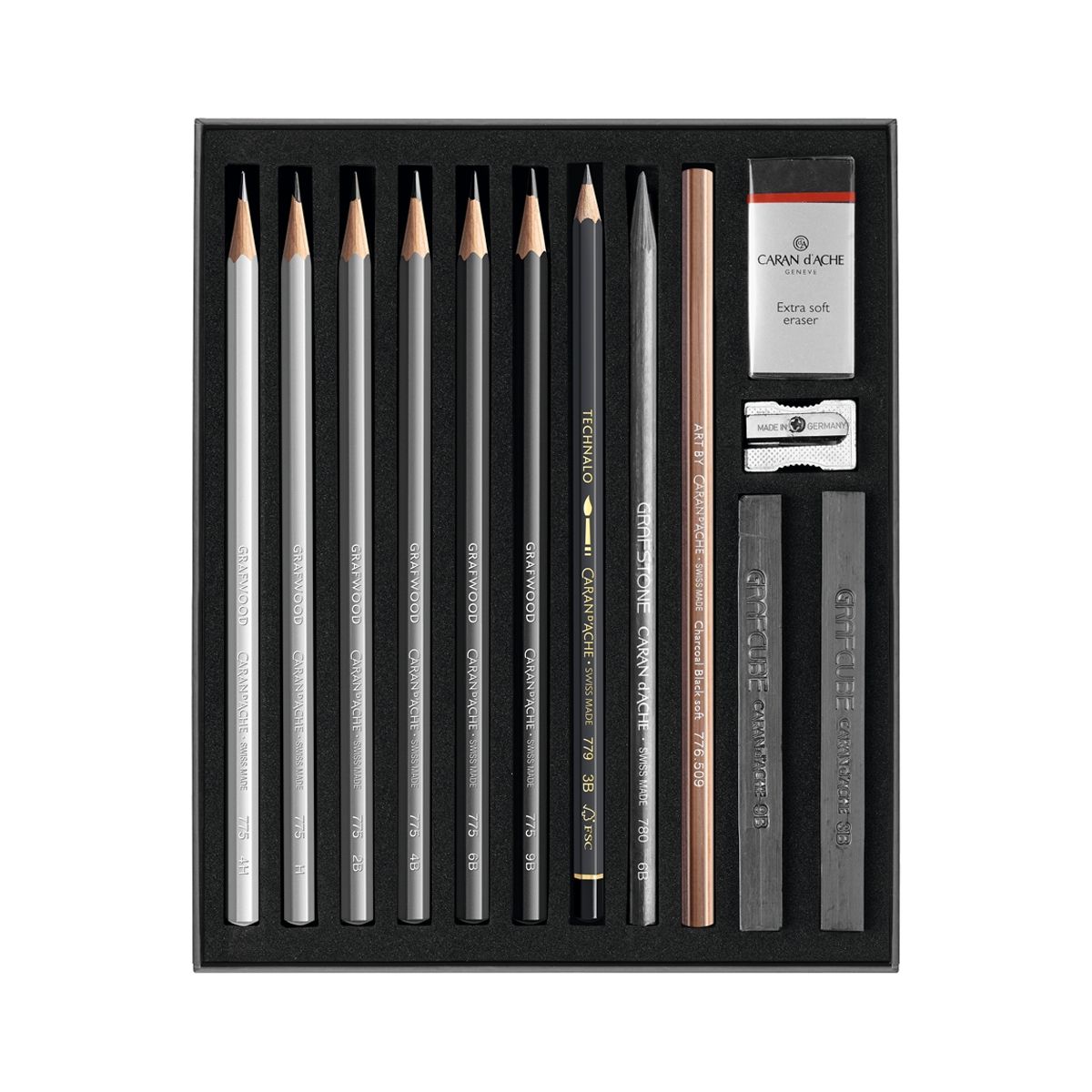 CARAN D'ACHE - Set De Estudio Art By Caran D Ache Boceto 14 Piezas