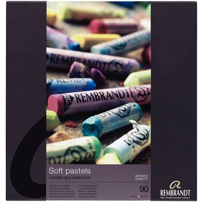 REMBRANDT - Pastel Seco Rembrandt Set 90 Colores Paisaje