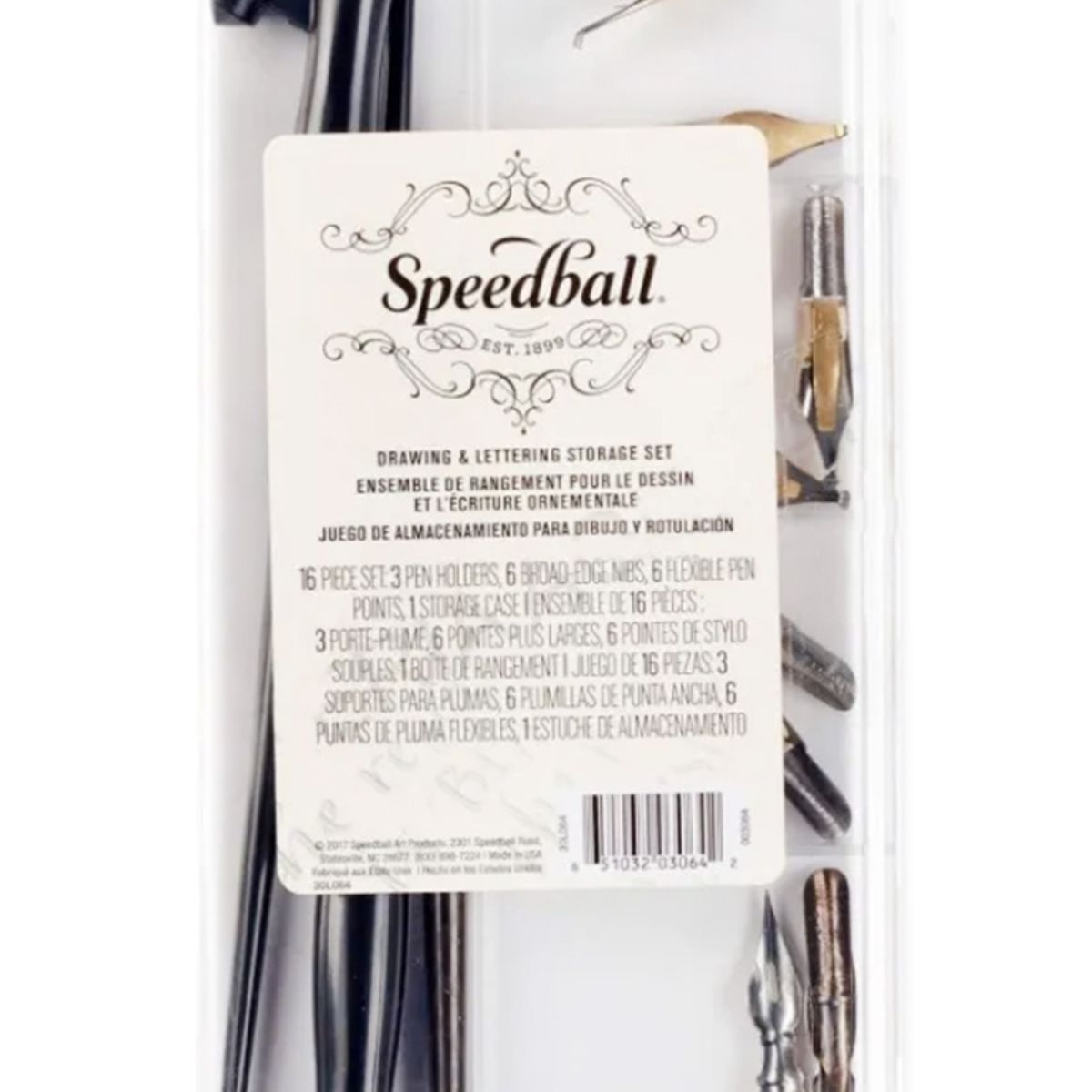 SPEEDBALL - Caja De Plumines Para Dibujo y Rotulación