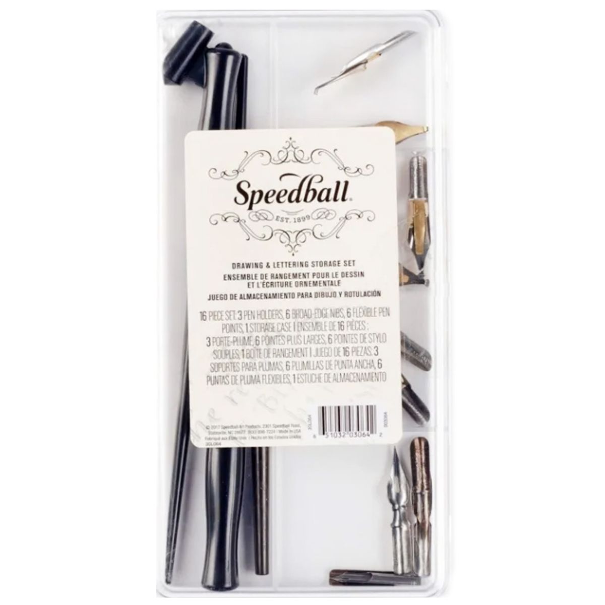 SPEEDBALL - Caja De Plumines Para Dibujo y Rotulación