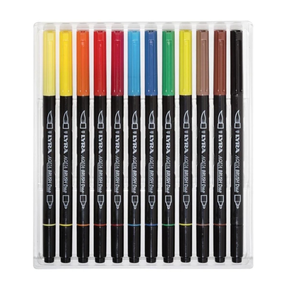 LYRA - Marcadores Lyra Aqua Brush Duo Set 12 Colores