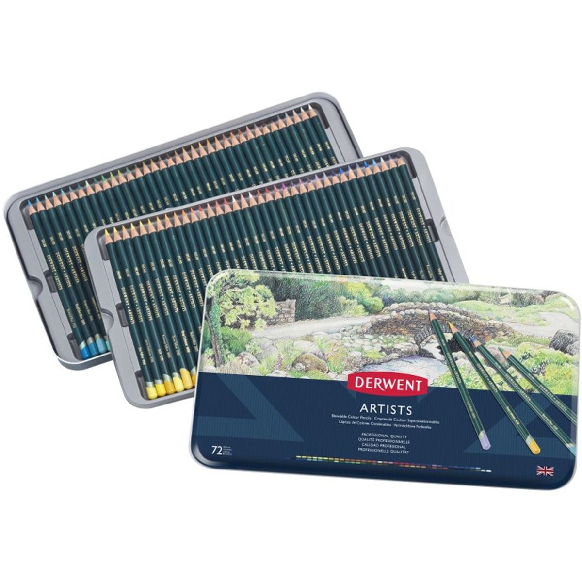 DERWENT - Lápices De Colores Artists Derwent Set 72