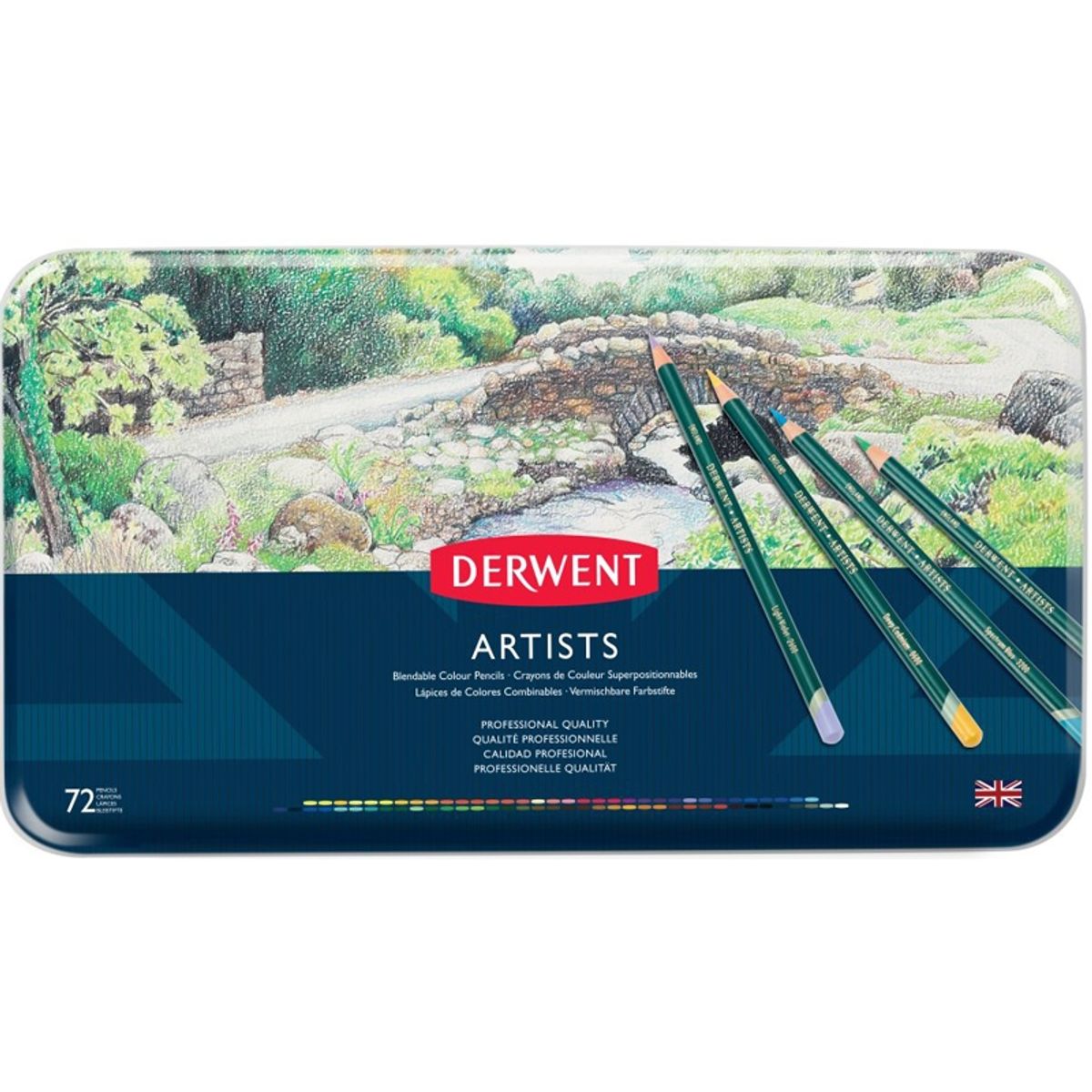 DERWENT - Lápices De Colores Artists Derwent Set 72
