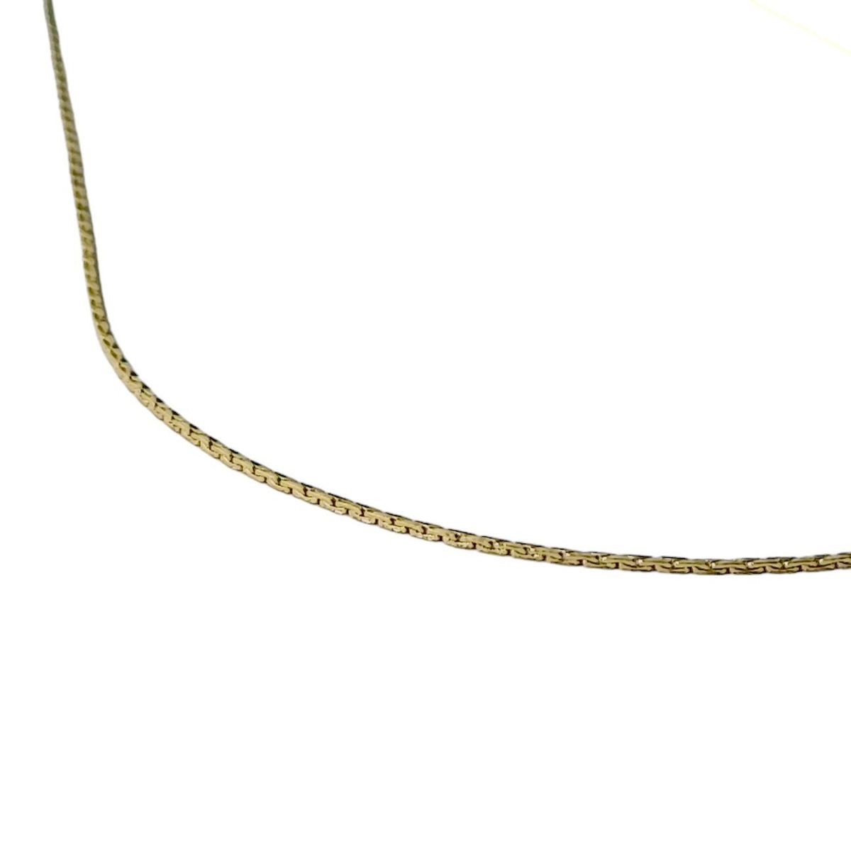 COGGIOLA - Cadena Cuadrada Brillante Enchapado Oro 18K 45cm