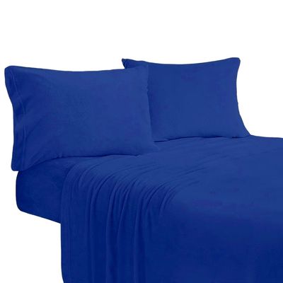 Imagen 2 del producto SABANA POLAR COLOR AZUL MARINO 2 PLAZAS