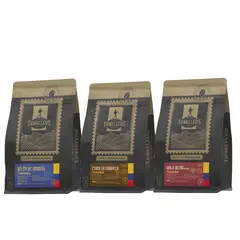 TRAVELERS COFFEE - Packs Café Trilogía de Colombia en grano 250g C/U