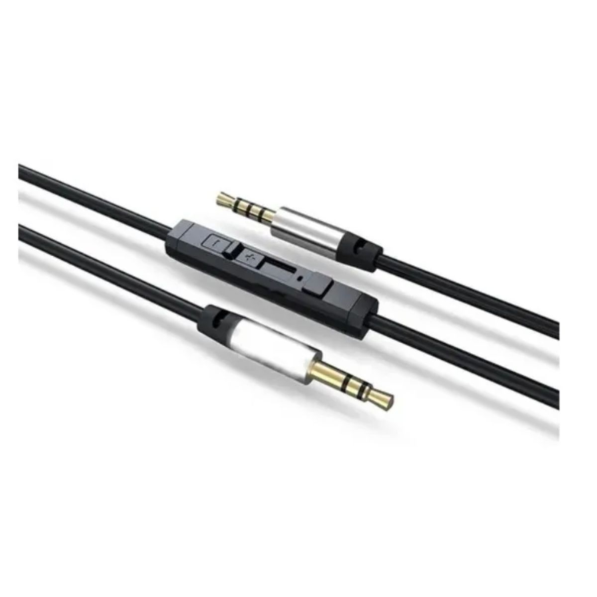 GENERICO - Cable Auxiliar Con Regulador De Volumen Y Micrófono 3.5