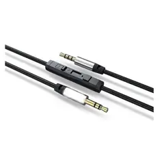 GENERICO - Cable Auxiliar Con Regulador De Volumen Y Micrófono 3.5