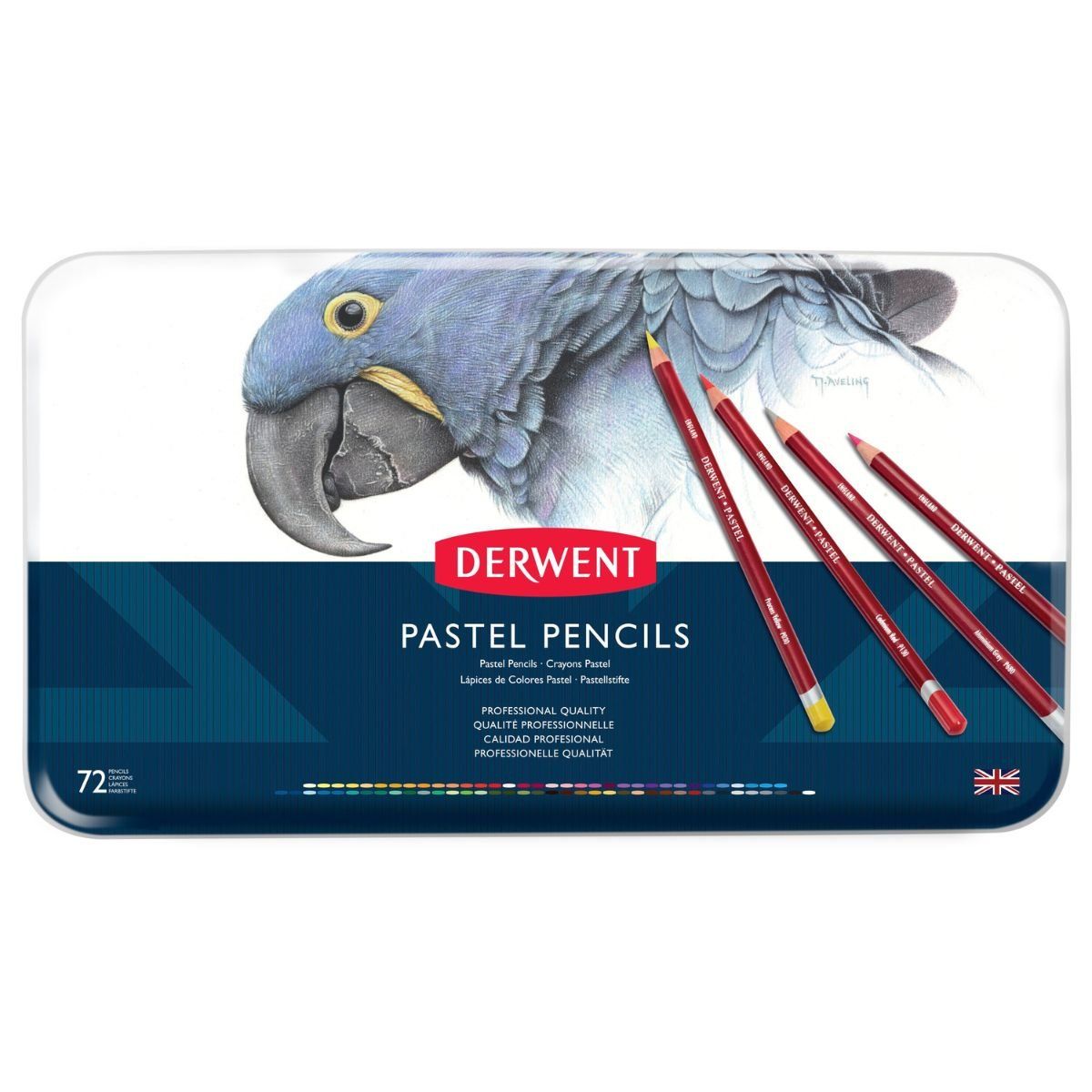 DERWENT - Lápices Pastel Derwent Set 72 Colores