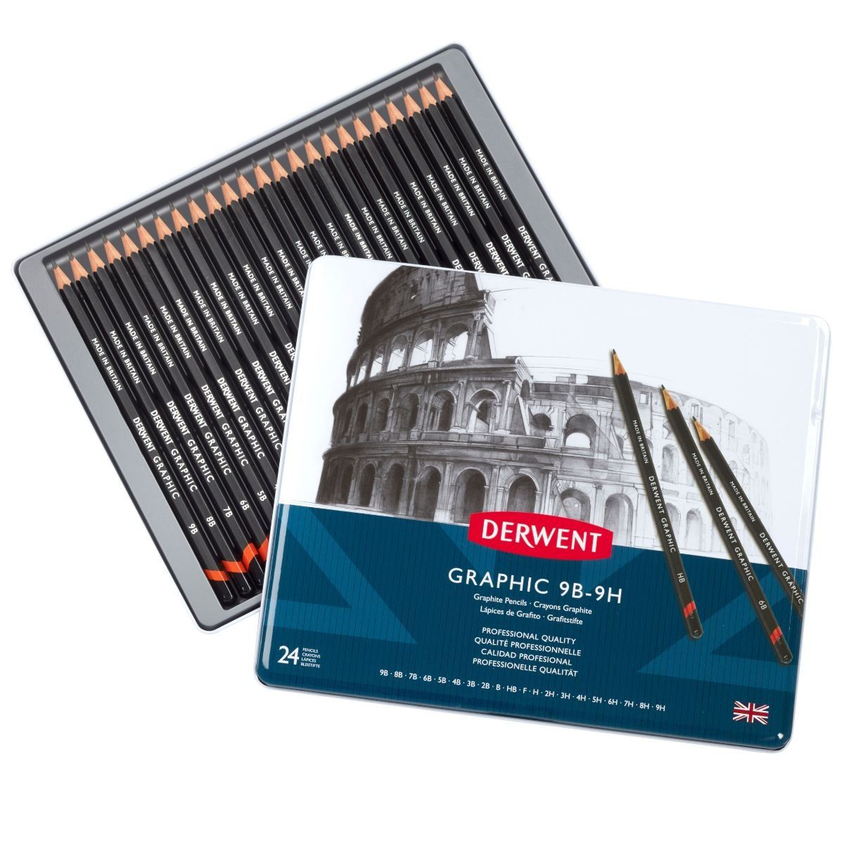 DERWENT - Lápices Grafito Derwent Set 24