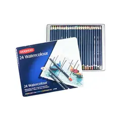 DERWENT - Lápices De Colores Acuarelables Set 24