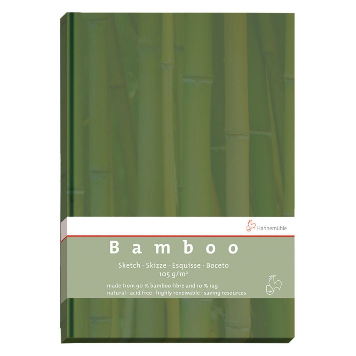 HAHNEMUHLE - Libreta Técnica Mixta Hahnemuhle Bamboo 105gr 21X27,9cm