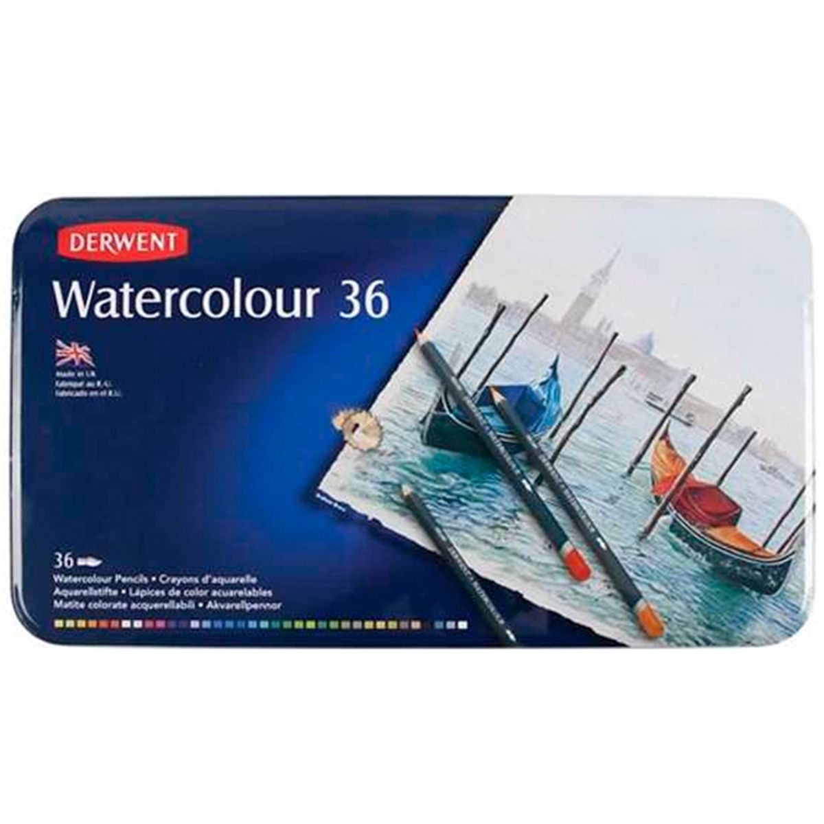 DERWENT - Lápices De Colores Acuarelables Derwent Set 36