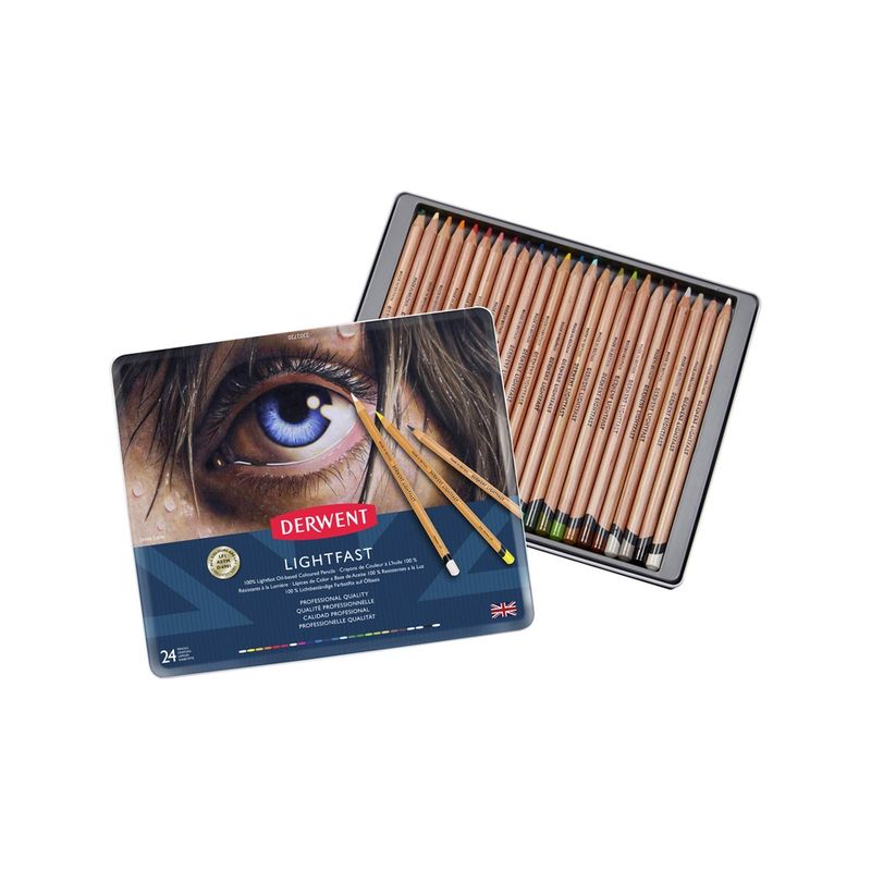 DERWENT - Lápices De Colores Lightfast Derwent Set 24