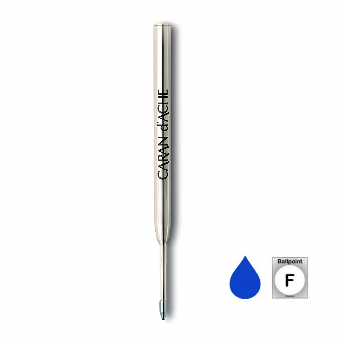 CARAN D'ACHE - Repuesto Bolígrafo Caran d Ache Punta Fina Azul