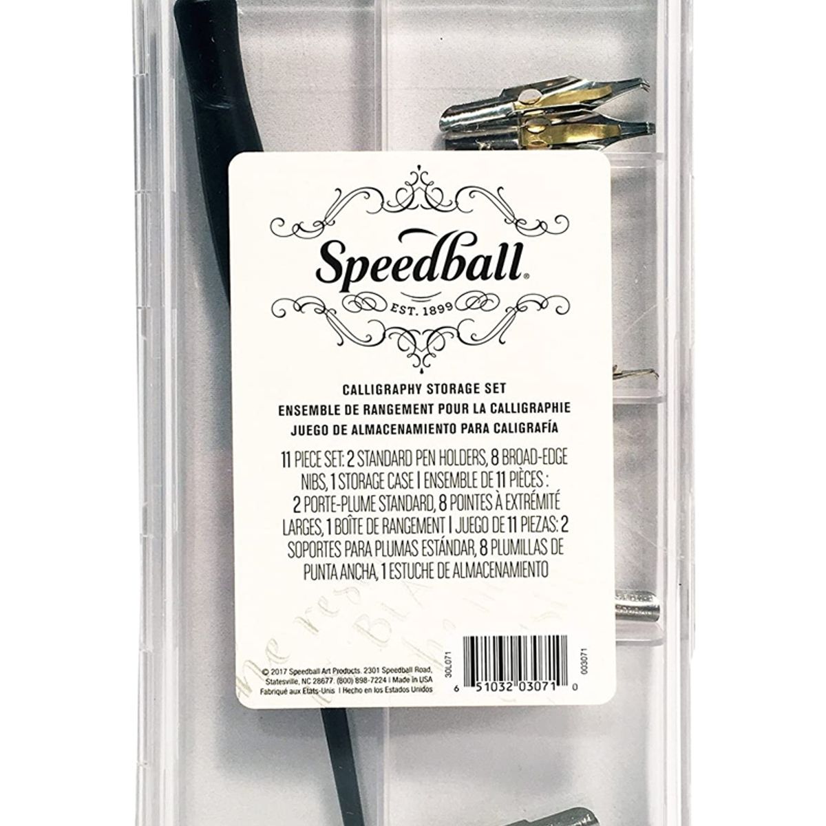 SPEEDBALL - Caja De Plumines Para Caligrafía