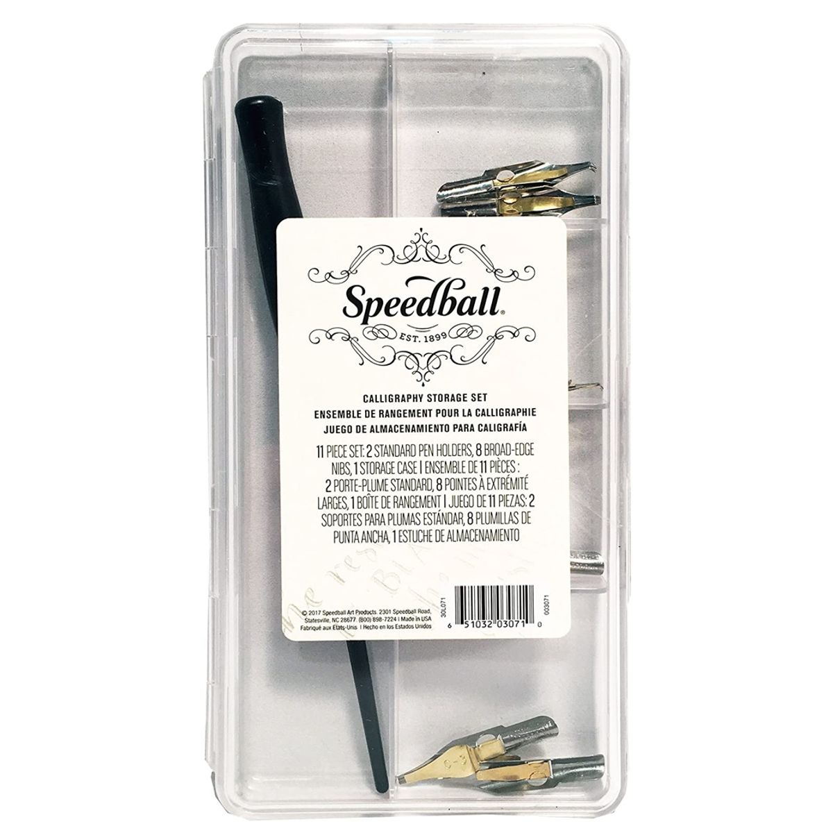 SPEEDBALL - Caja De Plumines Para Caligrafía