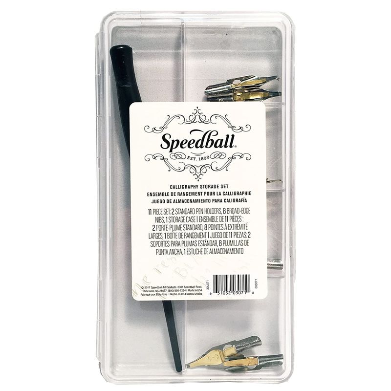 SPEEDBALL - Caja De Plumines Para Caligrafía