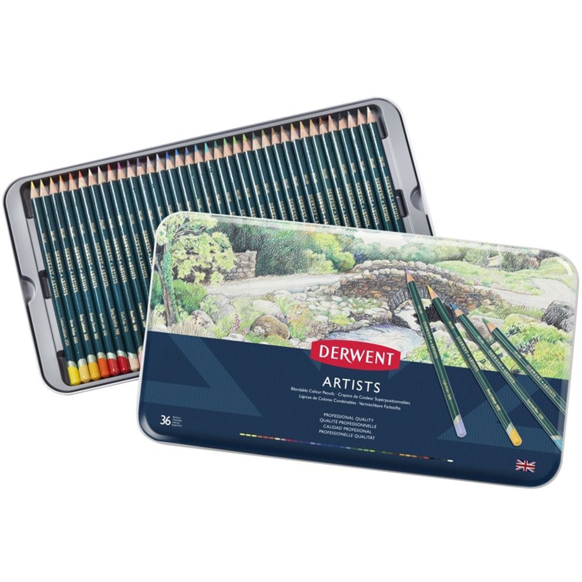 DERWENT - Lápices De Colores Artists Derwent Set 36